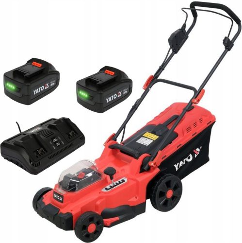  YATO FŰNYÍRÓ 2X18V 37CM+2X 4AH YT-85222 ESŐMENTES