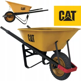    CATERPILLAR J-sorozat 6' acél, 250 kg-os pneumatikus gumiabroncs építőipari kerti talicskás