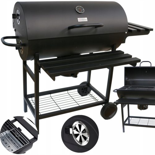  NAGY SZÉN KERTI GRILL ZÁRT BBQ + PALCOK + HAMUTESZ + NYITÓ