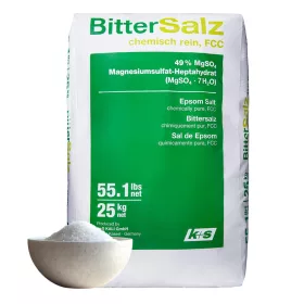  Kénműtrágya, BitterSalz szulfát kristályok, 25 kg