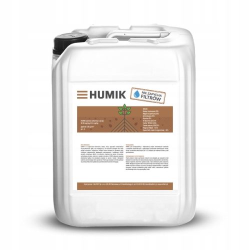 HUMIK AMINO HUMIC ACIDS NÖVEKEDÉS BIOSTIMULÁTOR GYÖKÉR STIMULATOR NÖVÉNYEKHEZ 20L
