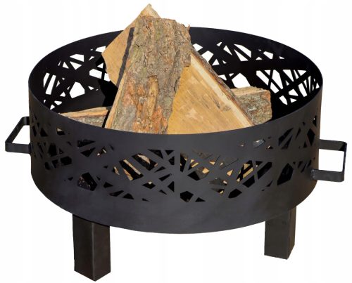 GARDEN FIRE PITCH 60CM ACÉL GRILL TÁBORTÜZ SZILÁRD NAGY GYÁRTÓ