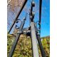  Grills Giant állvány 230cm Grillállvány 100cm dekoratív C-vel és fenyőtoboz