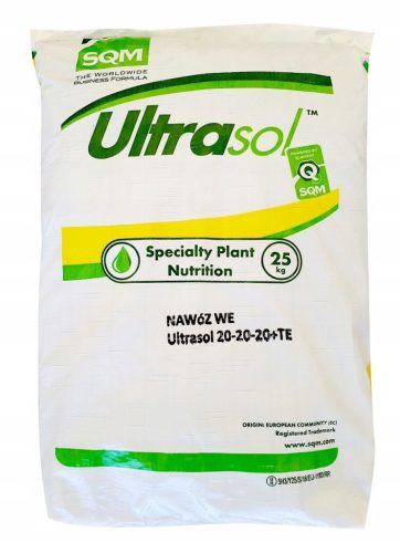  ULTRASOL PROP NPK TRÁGYA 20-20-20 + MIKRO 25 KG ZÖLDSÉG GYÜMÖLCS VIRÁG