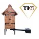  Fa kerti füstölő TOKO Wood Smokehouse SZETT