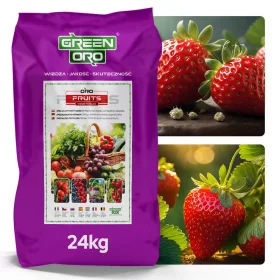   Eper műtrágya 24kg Eper palánta műtrágya ORO FRUITS 100 nap