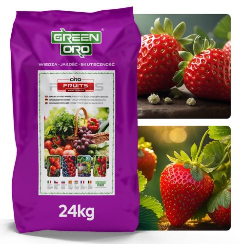  Eper műtrágya 24kg Eper palánta műtrágya ORO FRUITS 100 nap