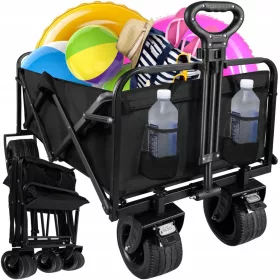    Trolley Travel Beach Camping Összecsukható Kerti Szállítás Nagy XL