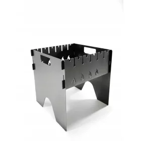    Mangal Grill 6 nyárshoz Faszén Fém 2,5 mm Összecsukható Praktikus