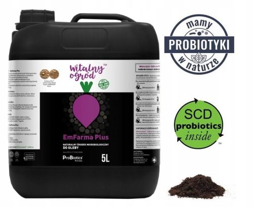  EmFarma Plus Vital Garden 5L Biológiai talajtrágyázó szer