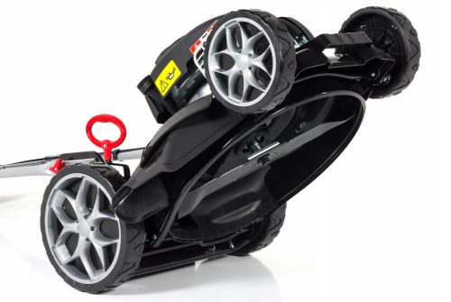  ERŐS BENZIN FŰNYÍRÓ NAC hajtással 46cm Briggs Stratton 125 KOSÁR 60l