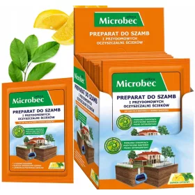    BROS - Microbec ULTRA 25g citrom illat - szeptikus tartály tisztító - 18 db.