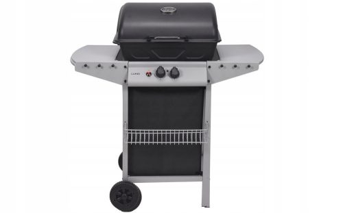  Gázgrill LUND 99644 5,5 kW fekete és ezüst