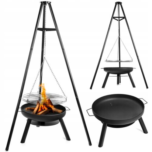  KERTI KANDALLÓ KERTI GRILLÁLLVÁNY KERETTEL LEHMANN RÁCS 60cm