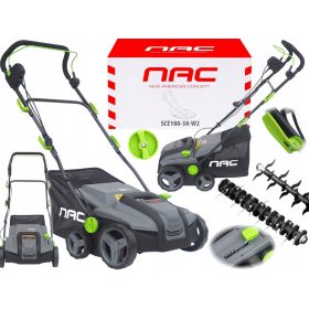    NAC Scarifier levegőztető 1800W SCE180-38-W2 38cm 2 görgős