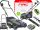  NAC Scarifier levegőztető 1800W SCE180-38-W2 38cm 2 görgős