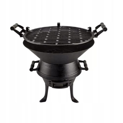  Öntöttvas faszén grill 35 cm-es otthoni hordozható erkélygömbös öntöttvas