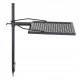  FORGÓ GRILL ACÉL 405 X 405 HORDOZHATÓ GRILL 6 KG SZABADON ÁLLÓ GRILL