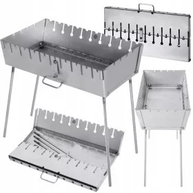    MANGÁL 2 MM-ES BŐRÖDÖS HORDOZHATÓ GRILL 10 NYÁRS PEGSŐ LEGhosszabb lábakkal