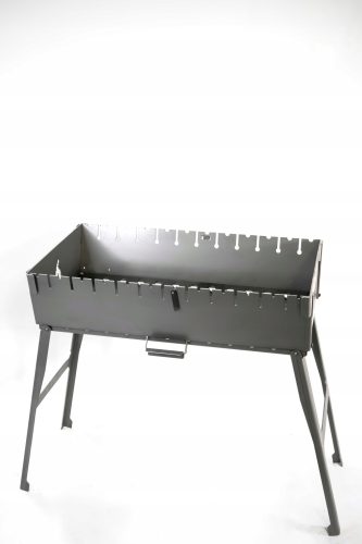  Mangal grill tok 12 tüskés tok faszén összecsukható fém 2 mm
