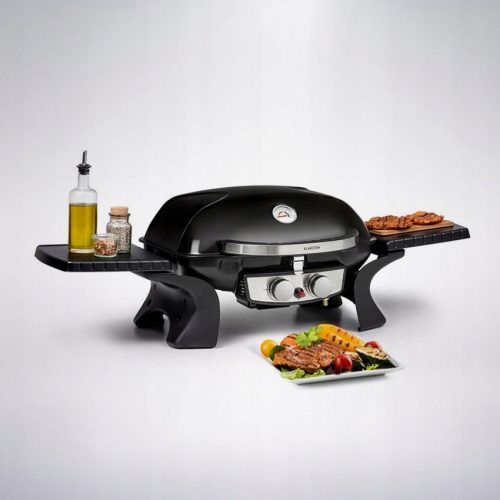  Klarstein Parforce One hordozható gázgrill 4,4 kW-os asztali hőmérő G961