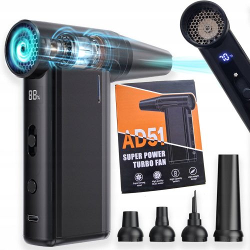  MINI BLOWER MULTIFUNKCIÓS TURBÓJET VENTILÁTOR MODELL 2025 LCD KIJELZŐ