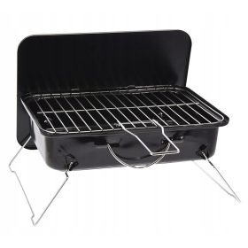    Horganyzott horganyzott téglalap hordozható grillrács 35x25x8 cm