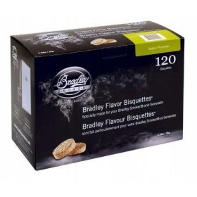  Bradley Smokehouse Briquette Alma ízű 120 db Alma/Pommier