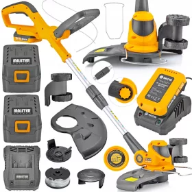  AKKUMULÁTOROS BEFÉKVÁGÓ FŰVÁGÓ FEJ - 2x AKU MP0418