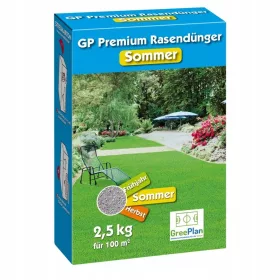    GREENPLAN Gyepműtrágya GP Premium Summer Hosszan ható 2,5 kg