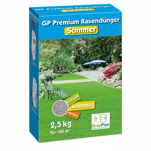  GREENPLAN Gyepműtrágya GP Premium Summer Hosszan ható 2,5 kg