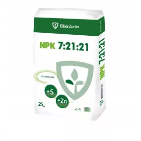    Ásványi műtrágya Elixir Zorka NPK 7:21:21 + 4%S + 0,05%Zn 25kg