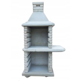    Beton kerti grill megerősített kandalló tégla nyomott alsó munkalap