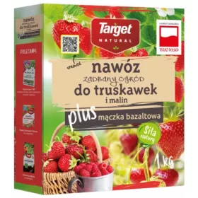    Természetes műtrágya eperhez és málnához bazaltliszt granulátummal Cél 1kg