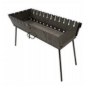  MANGÁL 12 NYÁRSHOZ SZÉN GRILL HÁZ VASTAG FÉM 2 MM