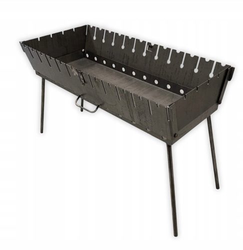  MANGÁL 12 NYÁRSHOZ SZÉN GRILL HÁZ VASTAG FÉM 2 MM