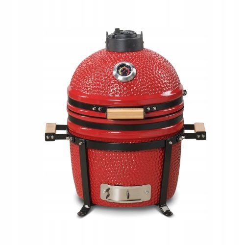  Kerámia faszén grill Kamado Bono 34 cm MINIMO piros BBQ