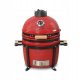  Kerámia faszén grill Kamado Bono 34 cm MINIMO piros BBQ