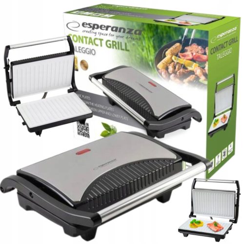  ELEKTROMOS ÖSSZEHAJTHATÓ GRILL KERÁMIA PANINI KÉSZÍTŐ ÖSSZEHAJTHATÓ