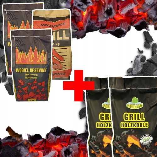 SZÉN 10KG Natural Tökéletes tábortűz grillezéshez 3+2 INGYEN