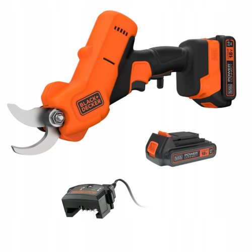  Black&Decker akkus metszővágó 2Ah akkumulátor + töltő
