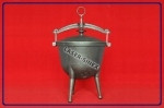  GRILL XXL rozsdamentes acél rács 70 cm Tűztér 70 cm + FORRÓ 20 L + FEDŐ