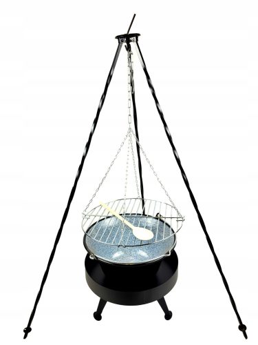  Grill 120 cm, tűztér 40, rostély 40 cm, bogrács 6 l