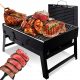  TURISZT GRILL HORDOZHATÓ SZÉN HAJTHATÓ BBQ KEMPING KAPACITÁS