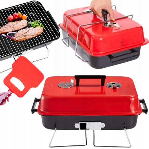  HORDOZHATÓ SZÉN ÖSSZEHAJTHATÓ TOURIST GRILL BBQ TÁK + INGYENES VENTILÁTOR