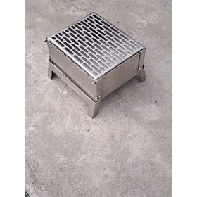  Mangal ROZSDAMENTES ACÉL Grill 2mm MINI