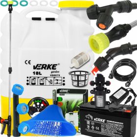  Verke 18 l-es akkumulátoros permetezőgép