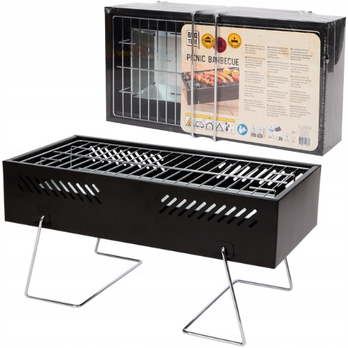  PICNIC TOURIST GRILL 45,5x22x11 cm GYORS ÖSSZESZERELÉS KÖNNYŰ TISZTÍTÁS
