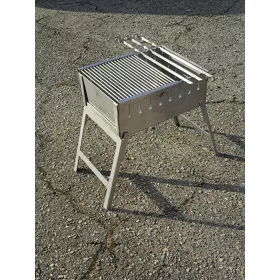  ROZSDAMENTES 3 mm-es Mangal Grill tok 8 sampon számára