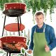 KERTI GRILL 36 cm-es KÖNNYŰ, KÉZREMÉNYES SZILÁRD, IDEÁLIS UTAZÁSHOZ